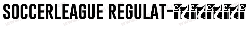 soccerleague regulat字体转换